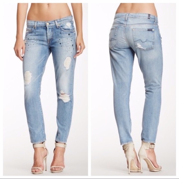7 For All Mankind Denim - NWT 7for all Mankind Josefina skinny boyfriend